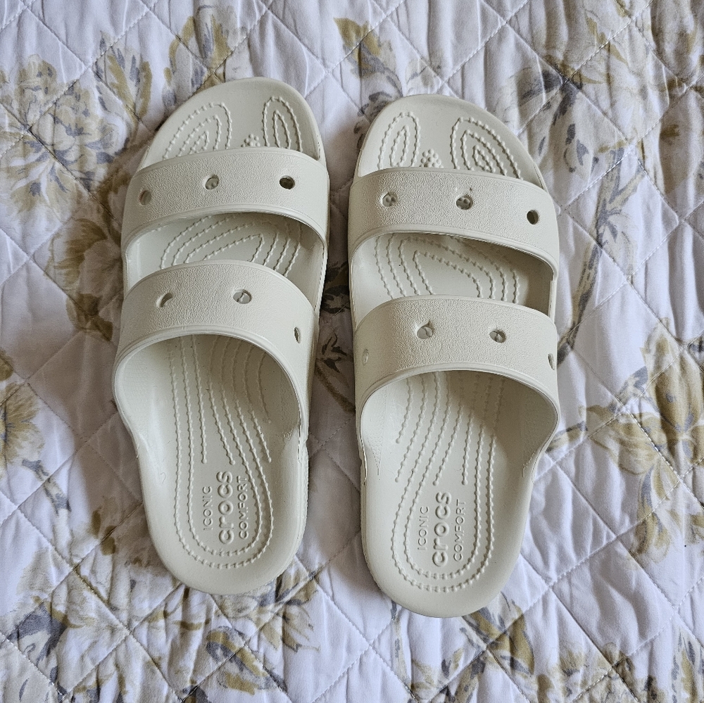 Crocs iconic comfort.